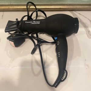 Ceramic hair dryer.